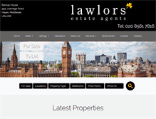 Tablet Screenshot of lawlorproperties.co.uk
